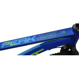 Велосипед подростковый Welt Peak 26" V 2020 , Вариант УТ-00197877: Рама: 14,5" (Рост: 95-105 см), Цвет: матовый сине-зеленый, изображение  - НаВелосипеде.рф