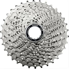 Кассета велосипедная Shimano DEORE CS-HG500-10, 10 скоростей, 11-36Т, серебристый, KCSHG50010136, изображение  - НаВелосипеде.рф