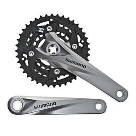 Система велосипедная SHIMANO ACERA FC-M3000, 170 мм, 40х30х22T, черный/серый, AFCM3000E002X, изображение  - НаВелосипеде.рф