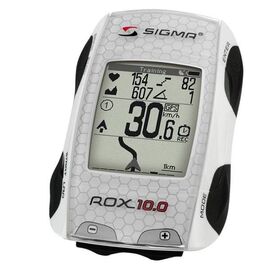 Велокомпьютер SIGMA ROX GPS SET 10, беспроводной, белый, 1001, изображение  - НаВелосипеде.рф