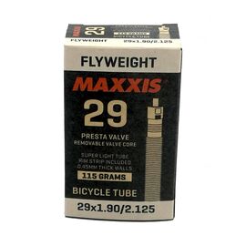 Камера велосипедная + ободная лента MAXXIS FLYWEIGHT 29X1.9/2.125, 0.45, FVSEP (O-CA), EIB96845000, изображение  - НаВелосипеде.рф