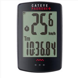 Велокомпьютер CAT EYE PADRONE+ (CC-PA110W), беспроводной, черный, CE1604600, изображение  - НаВелосипеде.рф