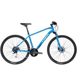 Гибридный велосипед Trek Ds 3 HBR 700C 2018, Вариант УТ-00219216: Рама: 15,5" (Рост: 142-155см), Цвет:  Waterloo Blue Pearl , изображение  - НаВелосипеде.рф