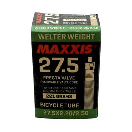 Камера Maxxis Welter Weight, 27.5x2.2/2.5, ниппель presta, велониппель, IB75097100, изображение  - НаВелосипеде.рф