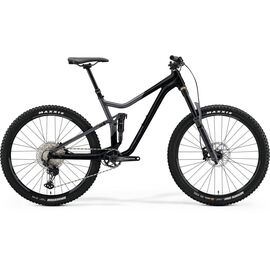 Двухподвесный велосипед Merida One-Forty 700 27.5" 2021, Вариант УТ-00223909: Рама: XL(20") (Рост: 185-194см), Цвет: SilkAnthracite/Black, изображение  - НаВелосипеде.рф