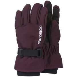 Перчатки Didriksons BIGGLES FIVE KIDS GLOVES, детские, сливовый, 503421, Вариант УТ-00228059: Размер: 4/6, изображение  - НаВелосипеде.рф