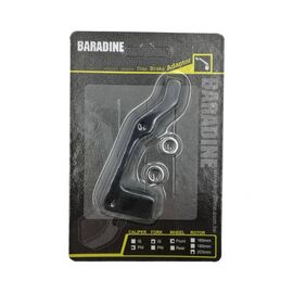 Адаптер для велотормоза BARADINE Postmount, передний, 203 мм, черный, PM-IS-R203, изображение  - НаВелосипеде.рф
