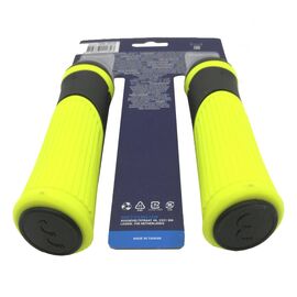 Грипсы велосипедные BBB Cobra, 142mm, неон желтый/черный, BHG-96, изображение  - НаВелосипеде.рф