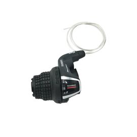 Шифтер для велосипеда Shimano Tourney RS35, левый, 3(SIS)скорости, трос 1800мм, ASLRS35LSBP, изображение  - НаВелосипеде.рф