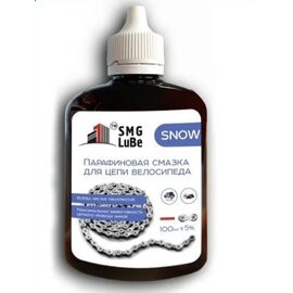 Смазка SMG LuBe SNOW, для цепи , зимняя, парафиновая, 100 мл, УТ-00018553, изображение  - НаВелосипеде.рф
