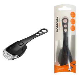 Фара велосипедная передняя GUEE CAMARO, 4 Super LED Ligh, водонепроницаемый, блистер, черный, GU-SLA2-FA1-BK, изображение  - НаВелосипеде.рф