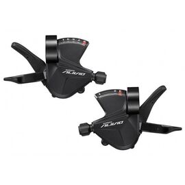 Шифтер велосипедный SHIMANO ALIVIO M3100, комплект (левый/правый), 3x9скоростей, тросы+оплетка, ESLM31003PA, изображение  - НаВелосипеде.рф