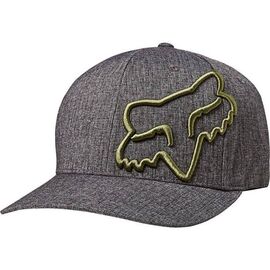 Бейсболка велосипедная FOX Clouded Flexfit Heather Black, 21974-243-S/M, Вариант УТ-00229526: Размер: L/XL , изображение  - НаВелосипеде.рф