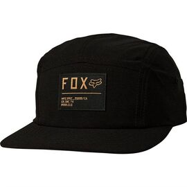 Бейсболка велосипедная FOX Non Stop 5 Panel Hat, Black/Yellow, 25202-019-OS, Вариант УТ-00229553: Размер: One size, изображение  - НаВелосипеде.рф