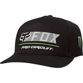 Бейсболка велосипедная FOX Pro Circuit Flexfit Hat Black, 26447-001-S/M, Вариант УТ-00229557: Размер: L/XL, изображение  - НаВелосипеде.рф