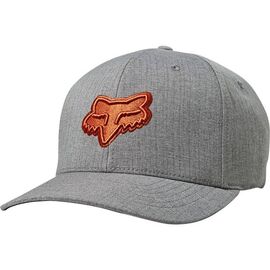 Бейсболка велосипедная FOX Transposition Flexfit Hat Grey/Orange, 23688-230-S/M, Вариант УТ-00229565: Размер: L/XL, изображение  - НаВелосипеде.рф