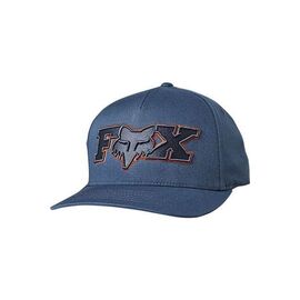 Бейсболка велосипедная FOX Ellipsoid Flexfit Hat, Blue Steel, 24421-305-L/XL, Вариант УТ-00229533: Размер: L/XL, изображение  - НаВелосипеде.рф