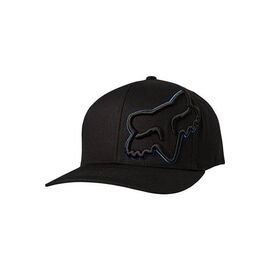Бейсболка велосипедная FOX Episcope Flexfit Hat, Black/Blue, 23689-013-L/XL, Вариант УТ-00229535: Размер: L/XL, изображение  - НаВелосипеде.рф