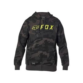 Толстовка велосипедная FOX Apex Zip Fleece, Black Camo, Вариант УТ-00229969: Размер: L, изображение  - НаВелосипеде.рф