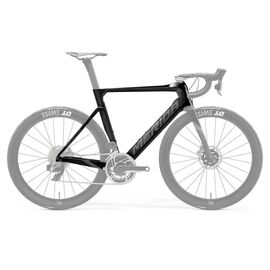 Рама велосипедная Merida Reacto Disc 9000-E-Kit-CF4 FRM 2020, Вариант УТ-00218737: Размер: L(56cm) (Рост: 178-187см), Цвет: Glos.Black/Silk Black , изображение  - НаВелосипеде.рф