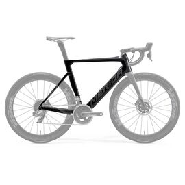 Рама велосипедная Merida Reacto Disc Force-Edition Kit-FRM 2020, Вариант УТ-00218739: Размер: L(56см) (Рост: 178-187см), Цвет: Glossy Black/Glittery Slv, изображение  - НаВелосипеде.рф