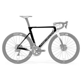 Рама велосипедная Merida Reacto Disc 10K-E-Kit-CF4 FRM 2020, Вариант УТ-00218735: Размер: M-L(54cm) (Рост: 173-182см), Цвет: Pearl White/Glos.Blk , изображение  - НаВелосипеде.рф