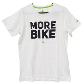 Футболка велосипедная MERIDA T-Shirt More Bike, White, женская, короткий рукав, 2287013196, Вариант УТ-00198407: Размер: L, изображение  - НаВелосипеде.рф