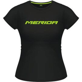 Футболка велосипедная MERIDA T-Shirt, Black, женская, короткий рукав, 2287013367, Вариант УТ-00198389: Размер: L, изображение  - НаВелосипеде.рф