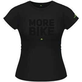 Футболка велосипедная MERIDA T-Shirt More Bike, Black, женская, короткий рукав, 2287012872, Вариант УТ-00198399: Размер: L, изображение  - НаВелосипеде.рф