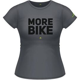 Футболка велосипедная MERIDA T-Shirt More Bike, Grey, женская, короткий рукав, 2287013033, Вариант УТ-00198403: Размер: L, изображение  - НаВелосипеде.рф
