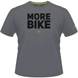 Футболка велосипедная MERIDA T-Shirt More Bike, Grey, короткий рукав, 2287013000, Вариант УТ-00198417: Размер: L, изображение  - НаВелосипеде.рф