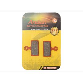 Тормозные колодки ANDSON (SBP-1016), для дискового тормоза, Shimano SLX M666, BR-M985, XTR 2011, XT BR-M785, K-3665, изображение  - НаВелосипеде.рф