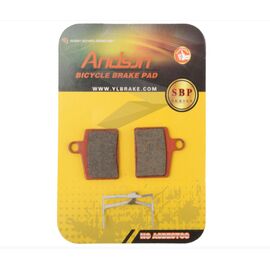 Тормозные колодки ANDSON (SBP-1029), для дискового тормоза, Hayes Ryde, Stroker Ryde, на блистере, (K-3678), изображение  - НаВелосипеде.рф