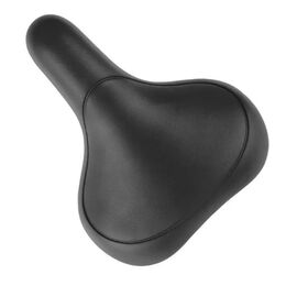 Седло велосипедное Forward KS-6041, EVA SADDLE, Lime Bike, с ручкой, черное, изображение  - НаВелосипеде.рф