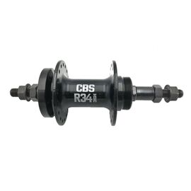 Велосипедная втулка Colt Bikes (CBS) 34 NUT, задняя, под трещотку, 36H, промподшипник, гайки, чёрный, CBHFB20836RDNUT, изображение  - НаВелосипеде.рф