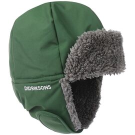 Шапка Didriksons BIGGLES KIDS CAP, детская, зеленый лист, 503416, Вариант УТ-00228085: Размер: 50, изображение  - НаВелосипеде.рф