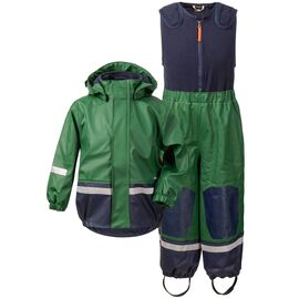 Костюм детский Didriksons BOARDMAN KIDS SET, 423 зеленый лист, 503408, Вариант УТ-00227847: Размер: 120 , изображение  - НаВелосипеде.рф