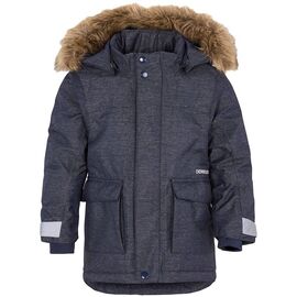 Куртка детская Didriksons KURE KID'S DENIM PARKA, 393 тёмно-синий деним, 503526, Вариант УТ-00228513: Размер: 100 , изображение  - НаВелосипеде.рф