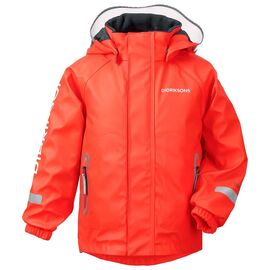 Куртка детская Didriksons SKIP KID'S JKT, 424 маково-оранжевый, 503483, Вариант УТ-00228701: Размер: 100 , изображение  - НаВелосипеде.рф
