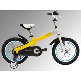 Детский велосипед Royal Baby Buttons Alloy 18", Вариант УТ-00231763: Возраст: 5-9лет (Рост: 120-145см), Цвет: белый, изображение  - НаВелосипеде.рф