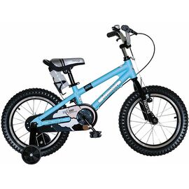 Детский велосипед Royal Baby Freestyle Alloy 16", Вариант УТ-00231777: Возраст: 4-6 лет (Рост: 110-135см), Цвет: синий, изображение  - НаВелосипеде.рф
