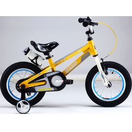 Детский велосипед Royal Baby Freestyle Space №1 16", Вариант УТ-00231790: Возраст: 4-6 лет (Рост: 110-130см), Цвет: желтый, изображение  - НаВелосипеде.рф