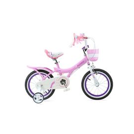 Детский велосипед Royal Baby Bunny Girl Steel 14", Вариант УТ-00231826: Возраст: 3-5 лет (Рост: 105-130см), Цвет: Розовый, изображение  - НаВелосипеде.рф