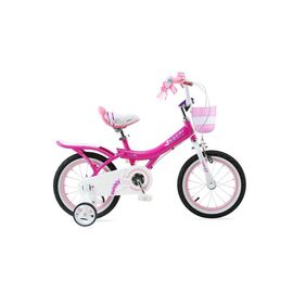 Детский велосипед Royal Baby Bunny Girl Steel 16", Вариант УТ-00231828: Возраст: 4-6 лет (Рост: 110-135см), Цвет: Розовый, изображение  - НаВелосипеде.рф