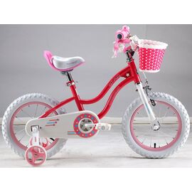 Детский велосипед Royal Baby Stargirl Steel 12", RB12G-1, Вариант УТ-00231851: Возраст: 2-4 года (Рост: 95-120 см), Цвет: Розовый, изображение  - НаВелосипеде.рф