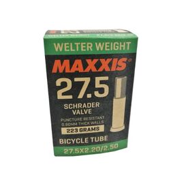 Камера Maxxis Welter Weight, 27.5x2.2/2.5, ниппель Schrader, автониппель IB75098000, изображение  - НаВелосипеде.рф