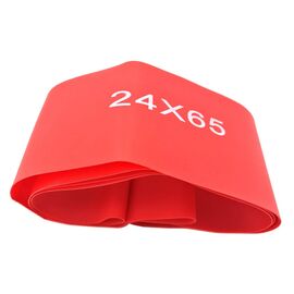 Нейлоновая лента на обод 24", красная, 65 мм*0,85мм, 45 грамм, strip24_red, изображение  - НаВелосипеде.рф