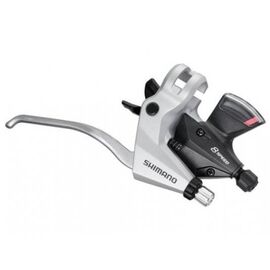 Шифтер/Тормозная ручка для велосипеда Shimano Altus M310 левая/правая 3x8скоростей ESTM3104PTAS, изображение  - НаВелосипеде.рф