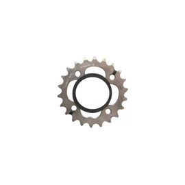 Звезда передняя SHIMANO для FC-M415, 22T, серебристого цвета, с защитой от соскакивания Y1GM98010, изображение  - НаВелосипеде.рф