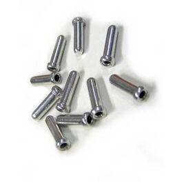 Концевик SHIMANO алюминиевый  для троса переключателя, 10 штук Y62098060, изображение  - НаВелосипеде.рф